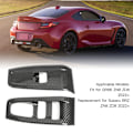 Miniatyrbillede 6 af 8: 2 stk. Vindue Liftswitch Panel Trim Carbon Mønster Fint Tekstur Udskiftning til Subaru BRZ ZN8 ZD8 2022+
