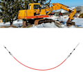 Pikkukuva 1 / 8: Kaasuttimen ohjausvaijeri 4277257 Kaivinkoneen kaasunvaijerin vaihto Hitachi EX2002 EX2003