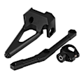 Miniatyrbild 1 av 6: Motorcykel CNC Styrdämpare Fäste Stabilisator Kit för MT09 MT‑09 FZ‑09 2013‑2017
