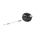 Miniatyrbilde 8 av 8: Dekorativt lite reservedekk-sett med metallspader, baklukedekor, universal for bil, terrengkjøring, pickuper