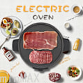 Miniatyrbilde 7 av 8: Elektrisk Crepe Maker 2000W Justerbar Presis Temperaturkontroll Pannekake Griddle Maskin for Perfekt Brunch Blintzes Egg Bacon Tortillas EU-kontakt