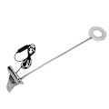 Miniatyrbilde 2 av 8: USB-ladbare bordlampe med dimmefunksjon, leselys for studier, øyevern, klipslampe