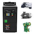 Miniatyrbillede 1 af 8: Vector Frekvensomformer 3 Fase 5,5KW Universal Vector VFD 340‑440V Indgang 0‑44V Udgange
