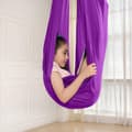 Miniatyrbilde 7 av 8: Pod Swing Stol for Barn, Kos Hammock for Sensorisk Integrasjon, Terapi Swing for ADHD Autisme Lindring, Hammock Swing for Motorisk Ferdighetsutvikling