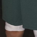 Miniatyrbillede 8 af 8: Mænds Shorts med Snøre, Sidelommer, Løstsiddende, Casual Sportsbukser til Hjemmetræning, Lysegrøn