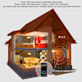 Miniatyrbild 6 av 8: 1080P HD Wifi Videodörrklocka PIR Telefonstyrning Intercom Smart Dörrklocka (Ingen Dingdong)