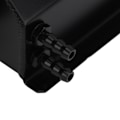 Miniatyrbillede 4 af 8: Kølemiddel Overløbstank Aluminium Legering 2L Kapacitet Universal Radiator Reservoir Tank til De Fleste Biler Sort