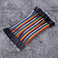 Miniatyrbillede 6 af 7: 10 stk. Jump Wire Han-Han Plastik Linjekabel 2,54 mm Elektroniske Komponenter 10 cm