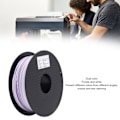 Miniatyrbillede 6 af 8: 3D Printer PLA Filament Dobbelt Farve Lilla Hvid Pæn Ledningsføring Glat Udskrivning Silkeglans Printer Filament