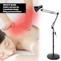 Miniatyrbillede 7 af 8: 150W Gulvstående Infrarød Varmelampe Terapi Lampe Skønhedssalon Fysioterapi Lys (dr‑010)AU Stik 220V