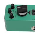 Miniatyrbild 4 av 8: Elektrisk Gitarr Effektpedal Rattjustering Gain Distortion Gitarrpedal Ersättning Grön DC 9V