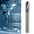Pikkukuva 1 / 8: 3-urainen chamfer-leikkuriporanterä volframista terästä 120° CNC-chamferointityökalu D6 x 120° x 50L