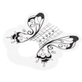 Miniatyrbillede 1 af 2: 100 stk. Negle Manicure Form Holder Neglekunst Tip Forlængelse Guide Sticker Manicure Værktøjer (YC08)