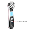 Miniatyrbillede 3 af 8: Ny 4-i-1 Photon Terapi RF EMS Mikrovibration Skønheds Maskine Rynkefjernelse Sort Lilla