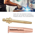 Miniatyrbillede 7 af 8: 3 stk. Propan Skærebrænder Dyser Isobarisk Gasbrænder Dyser til Flammeskæring Maskine 0,9 mm 1,2 mm 1,5 mm