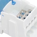 Miniatyrbild 3 av 8: UKK80A Kopplingsplint Strömfördelningsbox DIN-skena Universal Elektrisk Tråddelningsbox 1000V AC DC