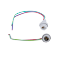 Miniatyrbilde 4 av 8: 2 stk T10 W5W Parklys-Sokkel med Gummibase i Glass, Universal for Scootere, ATV-er, Quad-Sykler