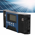 Pikkukuva 8 / 8: 12V 24V Aurinkoenergian Latausohjain Säädin 4 USB-Porttia 5V 2.5A Parametrien Säädettävä LCD-Näyttö Koti RV Vene 30A