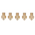 Miniatyrbilde 2 av 8: 5 stk 3D-printerekstruderdyse M6 Høy termisk ledningsevne Messing Hot End Dyse for CR10 1.75mm Filament 0.8mm