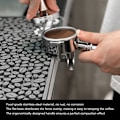 Miniatyrbillede 8 af 8: Krystalbold Kaffe Pulver Tamper Rustfrit Stål Base Kaffe Presse Hammer til Køkken Cafe Sølv Søjle 51mm / 2.0in