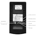 Miniatyrbillede 6 af 8: 7 tommer LCD Videodørklokke Ledningsført 2-vejs Radio Nattesyn TFT Display ID-kort Regntæt 100‑240VEU Stik