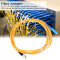 Miniatyrbillede 1 af 3: 5 stk Fiber Jumper SC FC Single Mode Core Fiberoptisk Kabel 3M til Netværksoverførsel
