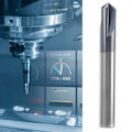 Miniatyrbillede 1 af 8: 3‑Flad Chamferfræser Bor Tungsten Stål 120° CNC Chamfering End Mill ToolD10 x 120° x 75L