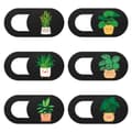 6-pack Laptop Kameraskydd Skjutbart Sött, Laptop Tillbehör, Webbkamera C