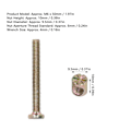 Miniatyrbild 6 av 8: 10 Set Baby Säng Spjälsäng Skruv M6 Galvaniserad Rostfritt Stål Hex Socket Head Cap Skruvar Hårdvara Kit för MöbelM6x50mm