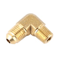 Miniatyrbillede 2 af 8: 4 AN til 1/8 NPT Fitting 90 Graders Messing Han-Gevinde Albue Slange Adapter Antikorrosion