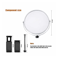 Pikkukuva 3 / 8: LED-rengasvalo suoratoistoon ja selfie-kuviin, 12 tuumaa (EU-pistoke 100-240V)