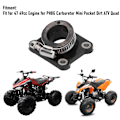 Pikkukuva 7 / 8: 4-reikäinen kaasuttimen imusarjan saappaat sopivat 47 49cc moottorille PHBG kaasuttimelle Mini Pocket Dirt ATV Quad