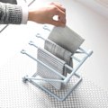 Miniatyrbild 6 av 8: Vikbar tygförvaring, justerbar höjd ventilation hängställning, disktrase torkställ för kök, högkvalitativt PP-material luktfritt lätt att tvätta,