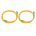 Miniatyrbilde 2 av 2: 2 stk Fiberoptisk Patchkabel Single Mode & Single Core SC/APC SC/APC SM-G652D OS2 3 Meter