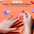 Miniatyrbild 6 av 7: Mini Nail Buffer Grit Buffing BlocksSponge double-sided polished nail file