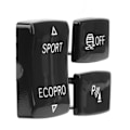 Miniatyrbillede 6 af 8: 3 stk Gear Knapsæt 6131 9252 912‑1 ESP Antislip Switch Sport Knappen Radar Sensor Nøgleudskiftning til F20 F21 F22 F23 Sort