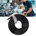 Miniatyrbild 1 av 8: Bläckrör 6 Linjer OD 5mm ID 3mm 3 Meter Längd Flexibelt Bläckrör för Fotobläckstråleskrivare UV-skrivare Svart