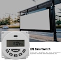 Miniatyrbilde 3 av 4: CN101A L701-12V Digital Tidsswitch LCD Kongenerøs Mikrodatamaskin Elektronisk Timer