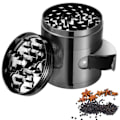 Miniatyrbild 1 av 7: Lättanvänd Köksassistent, Kryddkvarn med Hög Kapacitet för Klassisk Design, Zinkmaterial med Behaglig Känsla (60 mm)