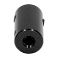 Miniatyrbillede 4 af 8: 10 stk. Akselkobling Trinmotor Kobling 14 mm Diameter 25 mm Længde Ledforbindelse 5x8 mm / 0,2x0,31 tommer Sort