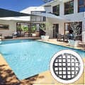 Miniatyrbillede 4 af 5: 2 stk. Poolkurvrist Filter Stop Affald Poolfilter Gitre Dæk Udskiftning Aluminium Rist Filterkurv Si