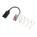 Miniatyrbilde 8 av 8: Bil Bluetooth5.0 Trådløs Modul 32-pins AUX IN Adapter Erstatning for A3 A4 A6 A8 RNS E Navigasjon