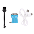 Pikkukuva 2 / 2: Kannettava Mini Miesten USB Sähköinen Auton Parranajokone Parranleikkuri Parranajokone (Sininen)