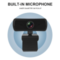 Miniatyrbillede 6 af 9: 1080P op til 2K-webkamera, HD-webkamera med mikrofon- og privatlivsdæksel, USB-computerkamera, vidvinkelwebkamera, Plug and Play, til Zoom/Teams/OBS,