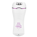 Miniatyrbilde 1 av 8: 3-i-1 Hår Fjerningsmaskin for Kvinner Ladbar Elektrisk Epilator Pedikyr Maskin Rosa
