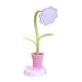 Pink farve børnebordlampe, dæmpbar sengelampe med berøringsfølsomhed