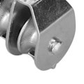 Miniatyrbillede 5 af 8: 32mm/1,3 tommer Marine Trinse Dobbelt Hjul Rulle 250kg Belastning 304 Rustfrit Stål til Yachter Speedbåde