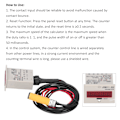 Miniatyrbillede 7 af 8: BERM Digital Display Counter Elektronisk Industrisensor Automatisk Induktion BEM‑6H‑30E4‑CTAC220V