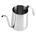 Miniatyrbild 1 av 2: 350ML Rostfritt Stål Hällhandtag Kaffe Drop Pot Lång Svanhalsutlopp Kanne Silver