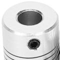 Miniatyrbillede 4 af 8: 2 stk. Akselkobling Fleksibel Encoder Aluminium Legering Kobling Trinmotor DIY 3D Printer 5x8mm